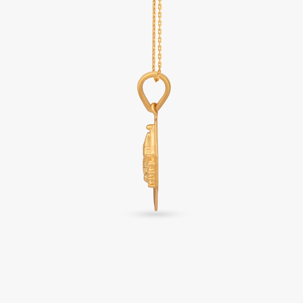 Venkateshwara Grace Gold Pendant for Men,,hi-res image number null