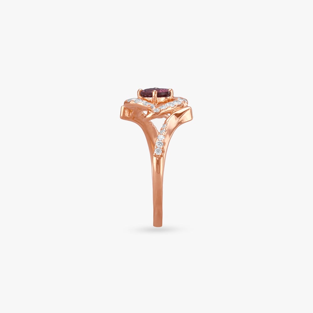 Rosy Reverie Diamond Finger Ring,,hi-res image number null