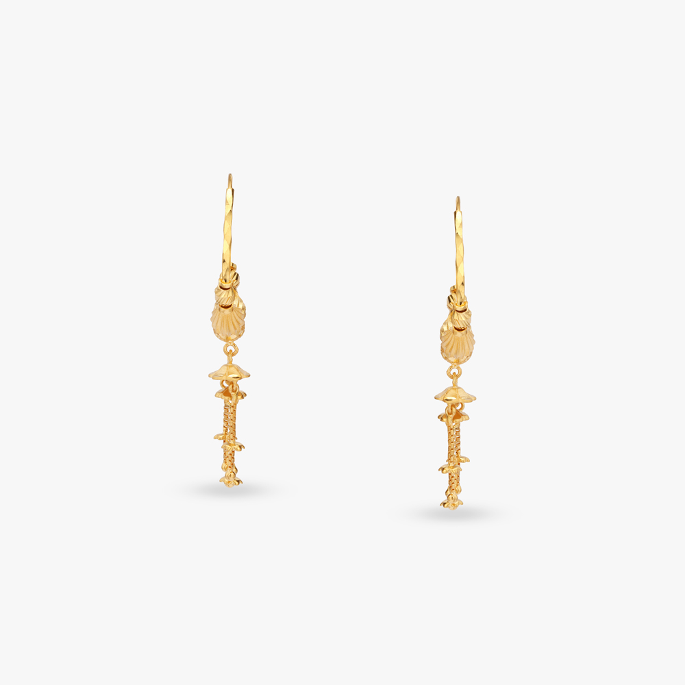 Heritage Swing Gold Hoop Earrings,,hi-res image number null
