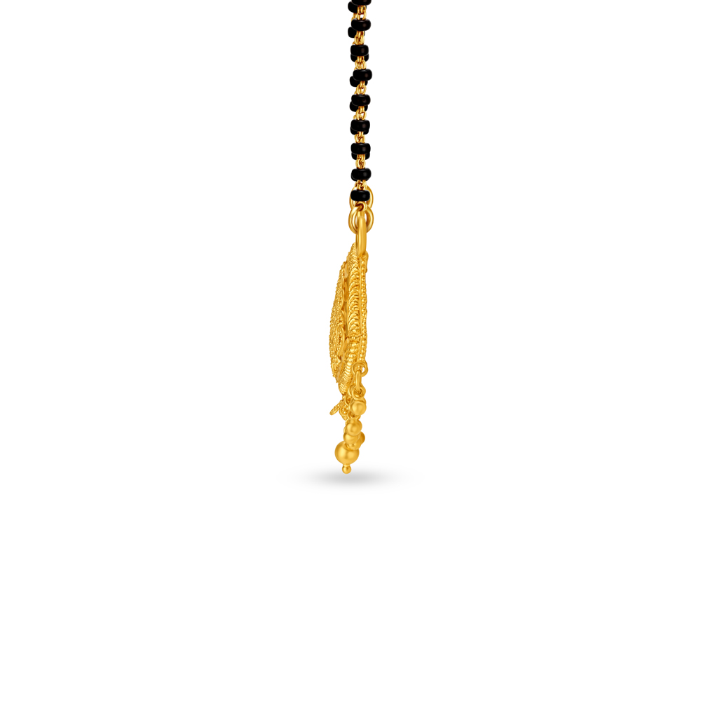 Enthralling Gold Mangalsutra Pendant,,hi-res image number null
