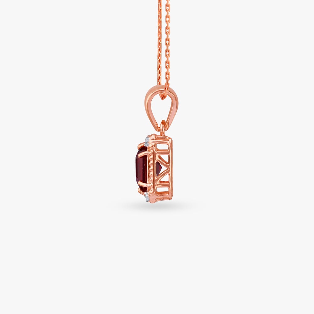 Royale Glamour Silver Pendant and Earrings Set,,hi-res image number null