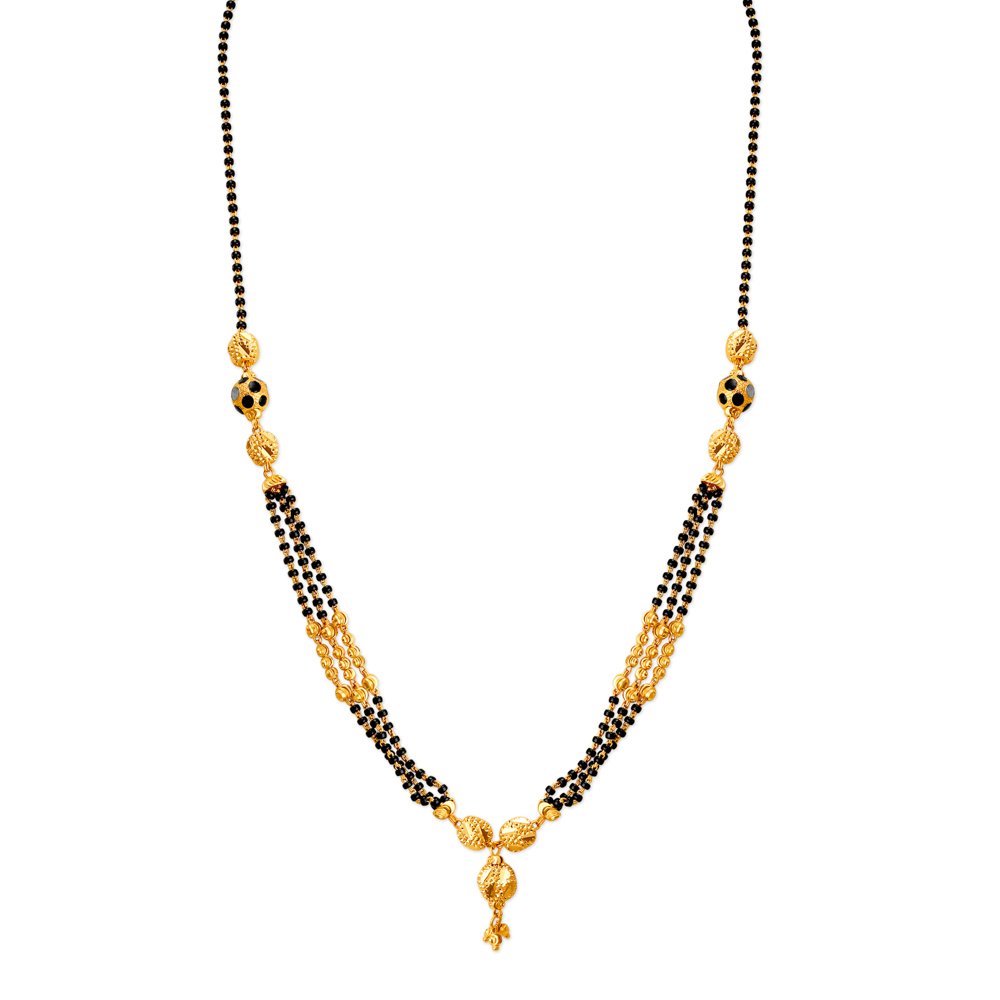 Layered Tassel Mangalsutra,,hi-res image number null