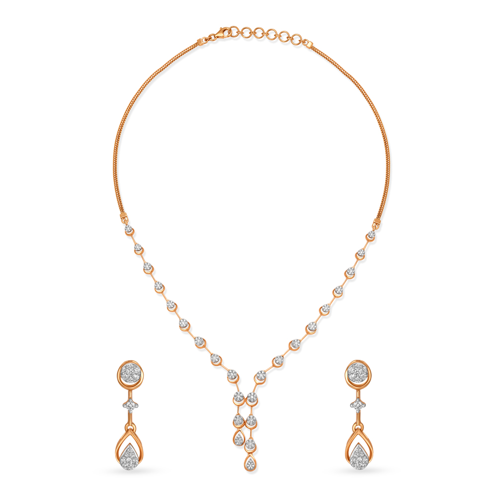 Rose gold store jewellery tanishq