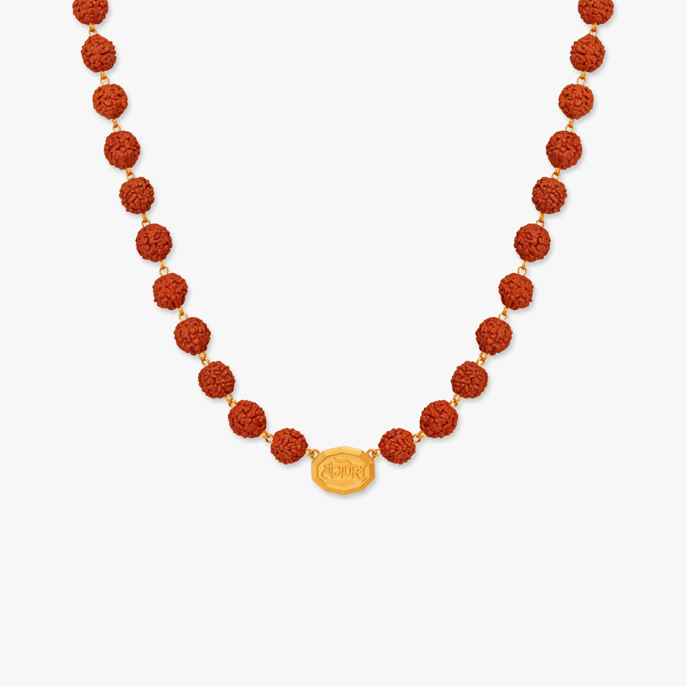 Charming Shri Ganesh Rudraksh Necklace,,hi-res image number null