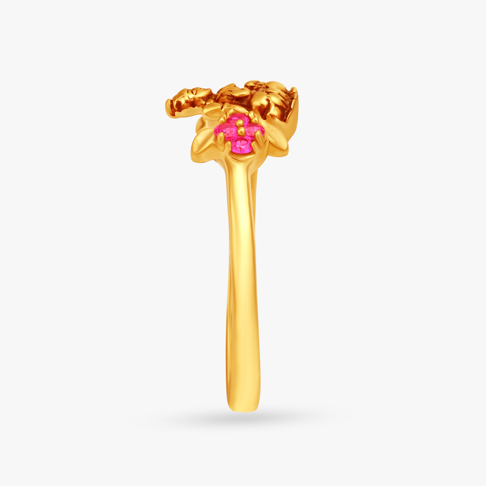 Divine Gold Finger Ring,,hi-res image number null