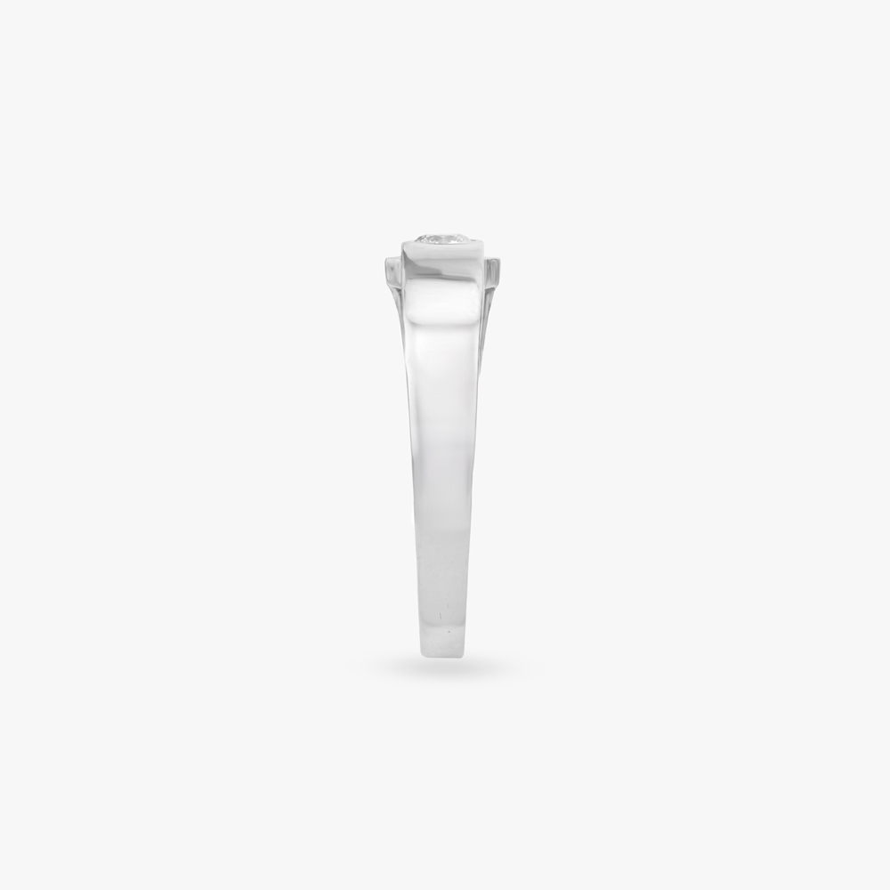 Modern Minimalist Diamond Ring For Men,,hi-res image number null