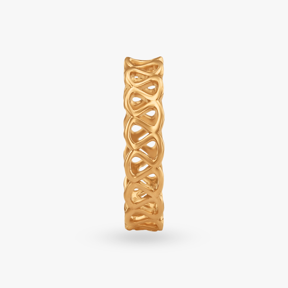 Loop Weave Gold Ring,,hi-res image number null