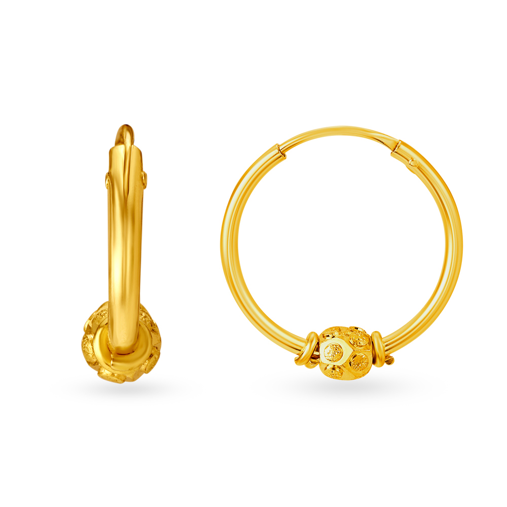 Romantic Gold Hoop Earrings,,hi-res image number null