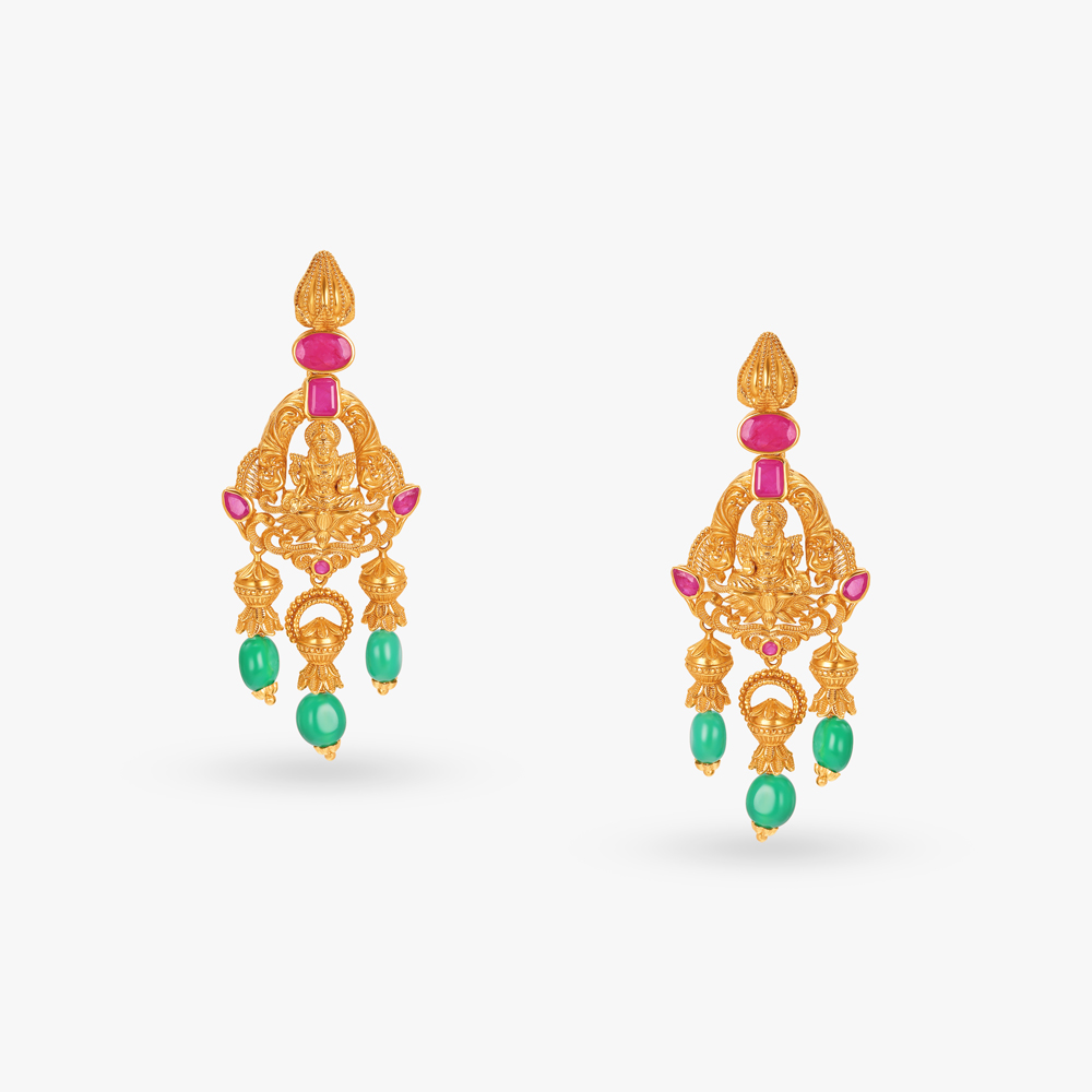 Glistening Gold Necklace Set,,hi-res image number null