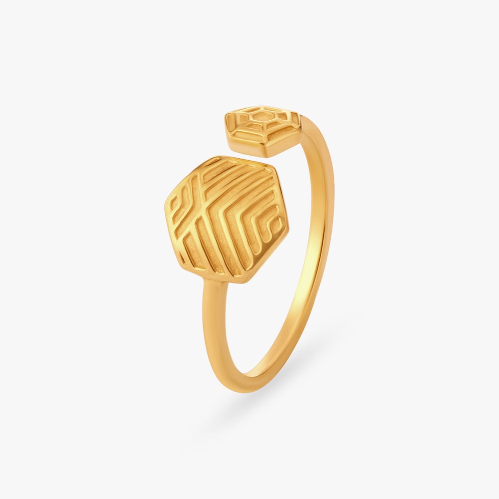 Classy Hexagonal Ring,,hi-res image number null