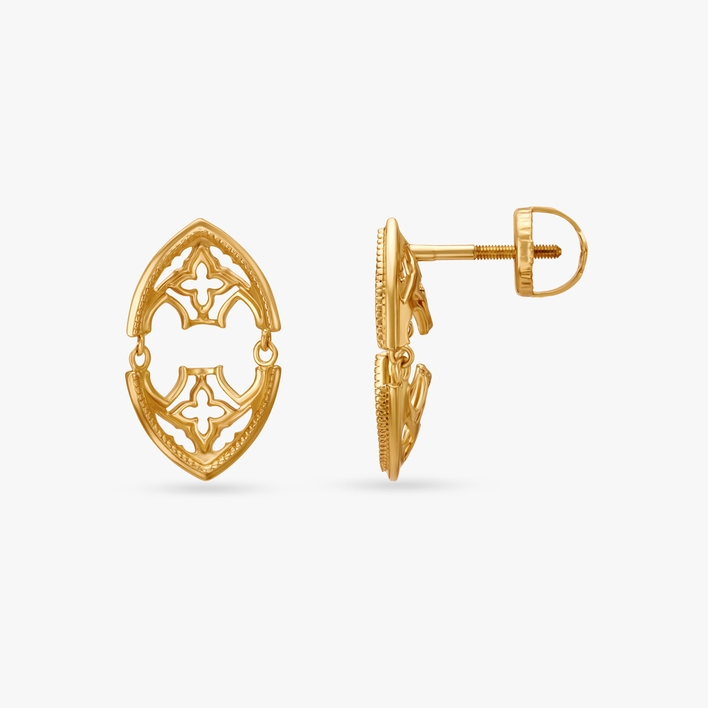 Intricate Stud Earrings,,hi-res image number null