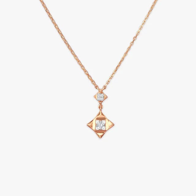 Void Frame Diamond Pendant with Chain,,hi-res image number null