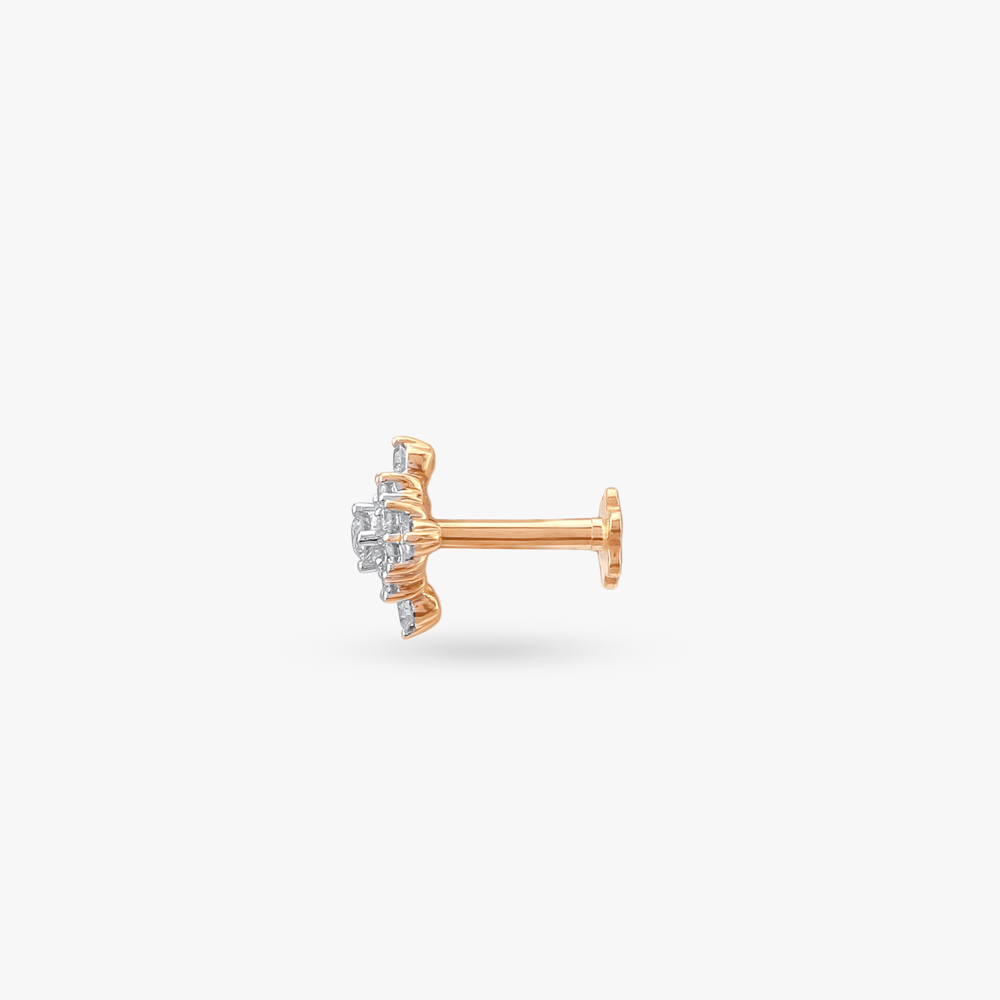 Star Bloom Diamond Nose Pin,,hi-res image number null