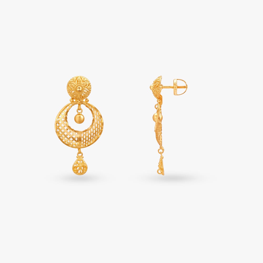 Majestic Elegance Gold Necklace Set,,hi-res image number null