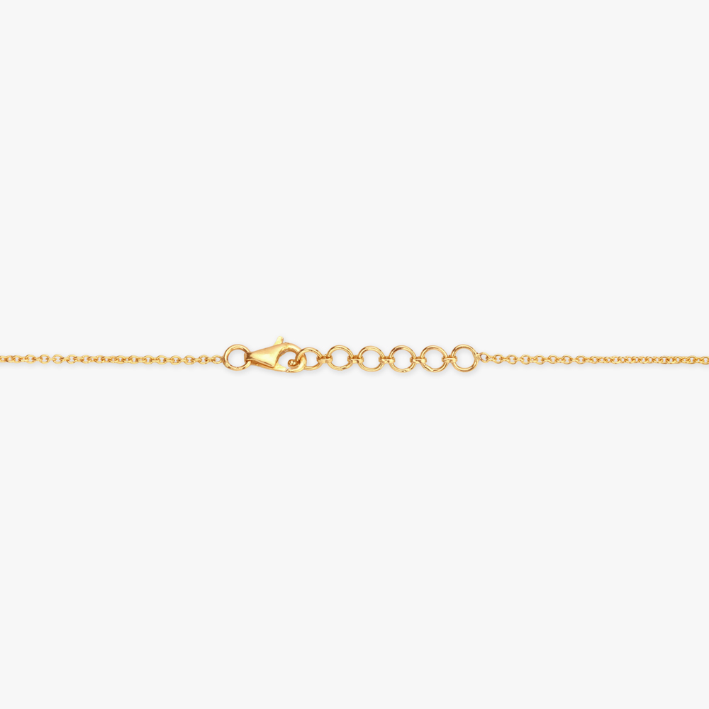 Bloom Trail Gold Pendant with Chain,,hi-res image number null
