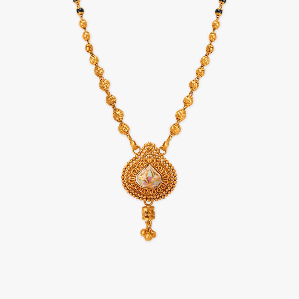 Precious Leafy Mangalsutra,,hi-res image number null