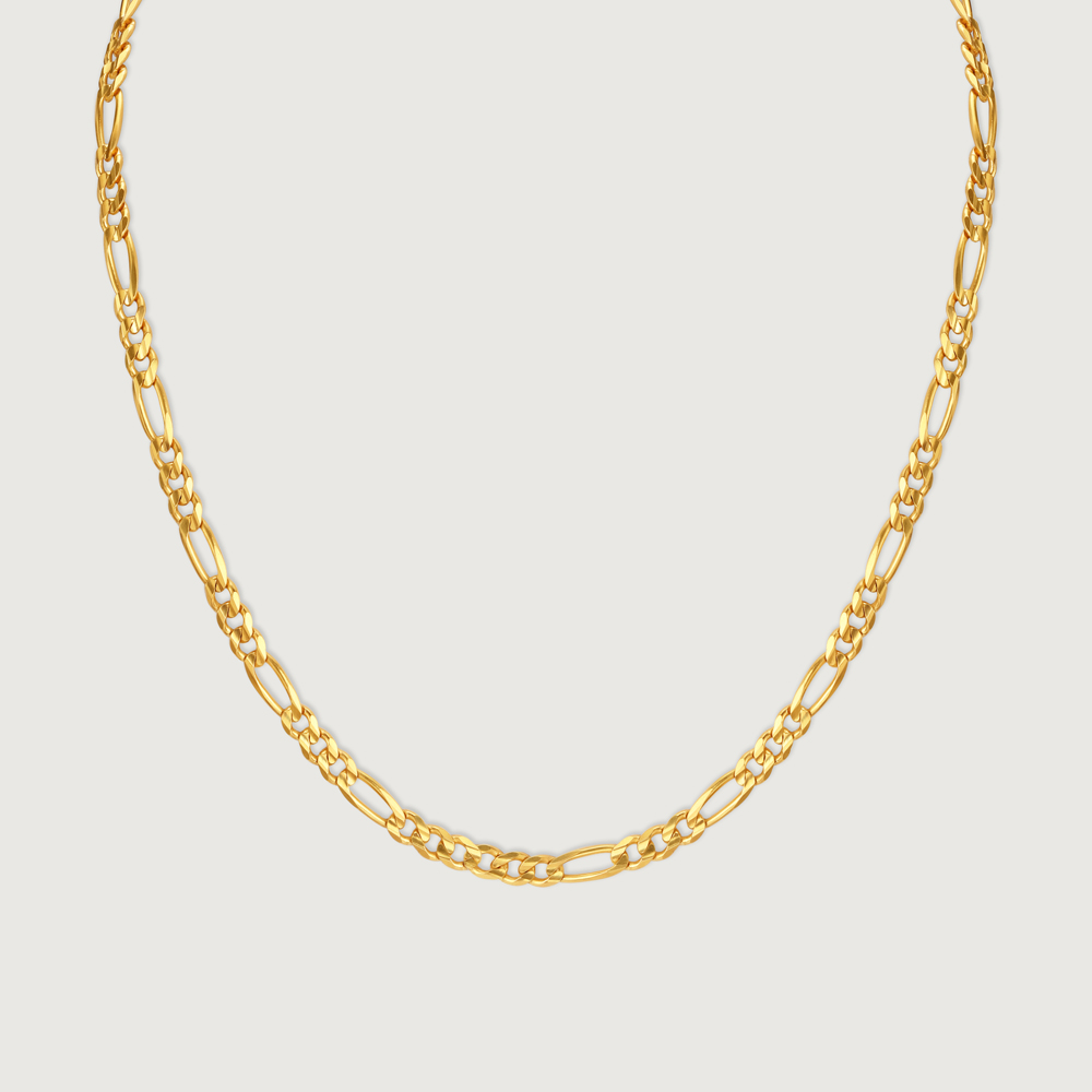 Figaro Link 22 Kt Gold Chain,,hi-res image number null
