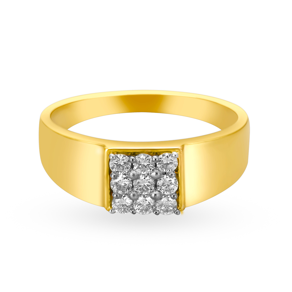 Sophisticated Diamond Ring For Men,,hi-res image number null