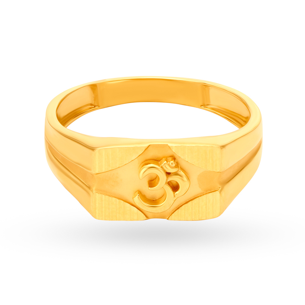 Auspicious 22 Karat Gold Finger Ring,,hi-res image number null