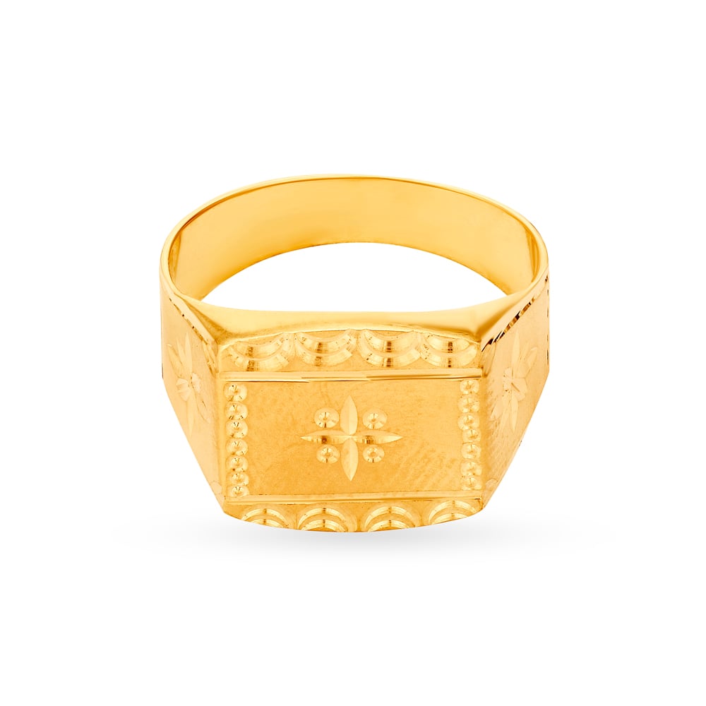 Grand Box Gold Ring for Men,,hi-res image number null