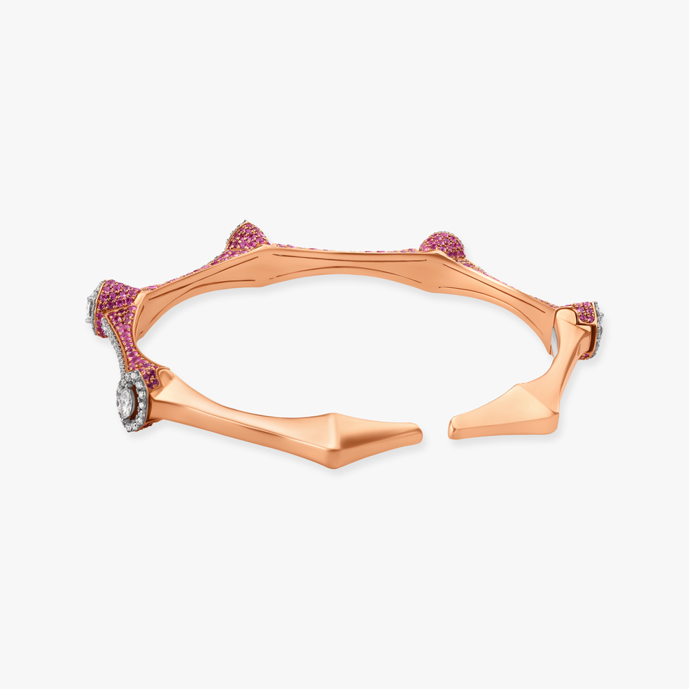Dazzling Diamonds and Sapphire Dreams Bangle,,hi-res image number null