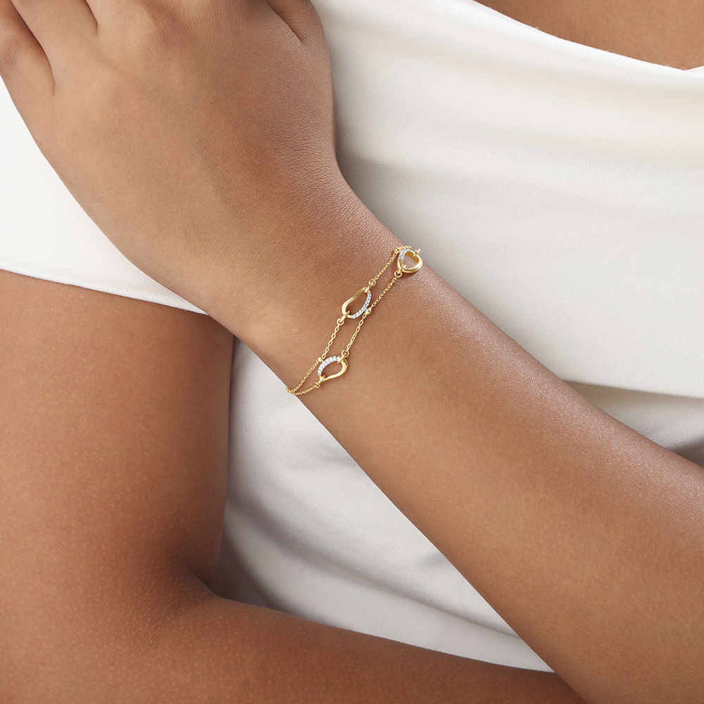 Whimsical Glimmer Diamond Bracelet,,hi-res image number null