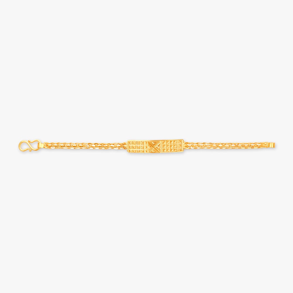 Spellbinding Gold Bracelet for Men,,hi-res image number null