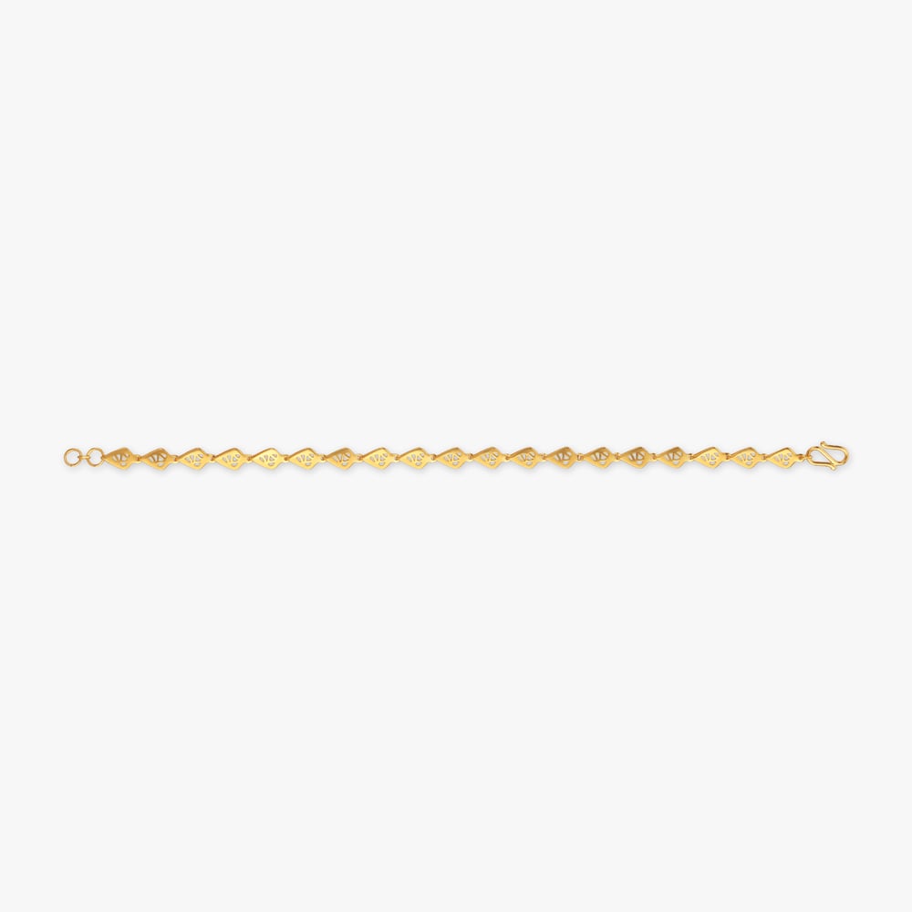

Angular Glow Gold Bracelet
