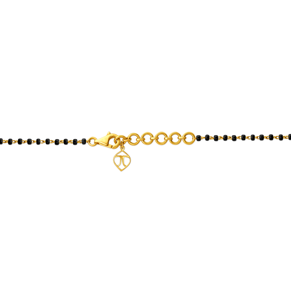 Marvellous Floral Diamond Mangalsutra,,hi-res image number null