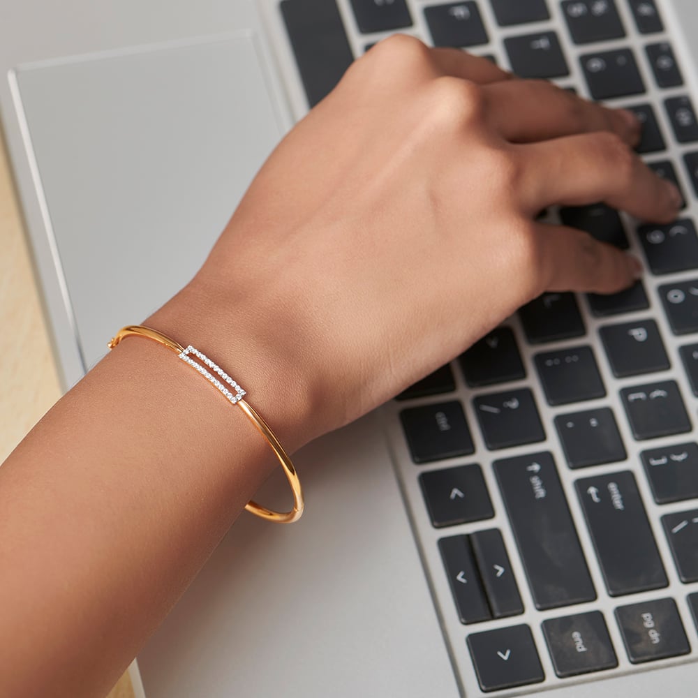 Lovely Diamond Bangle,,hi-res image number null