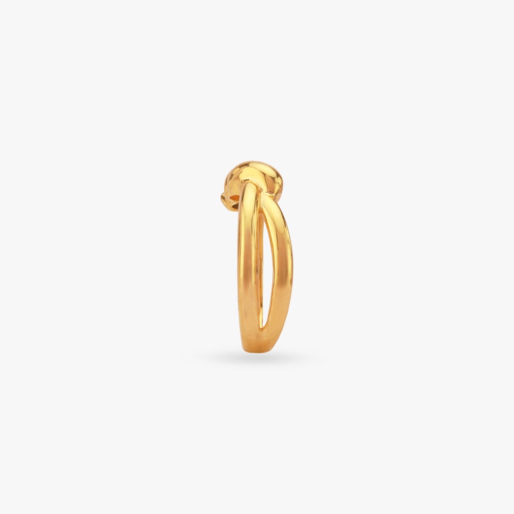 Eternal Knot Gold Ring,,hi-res image number null