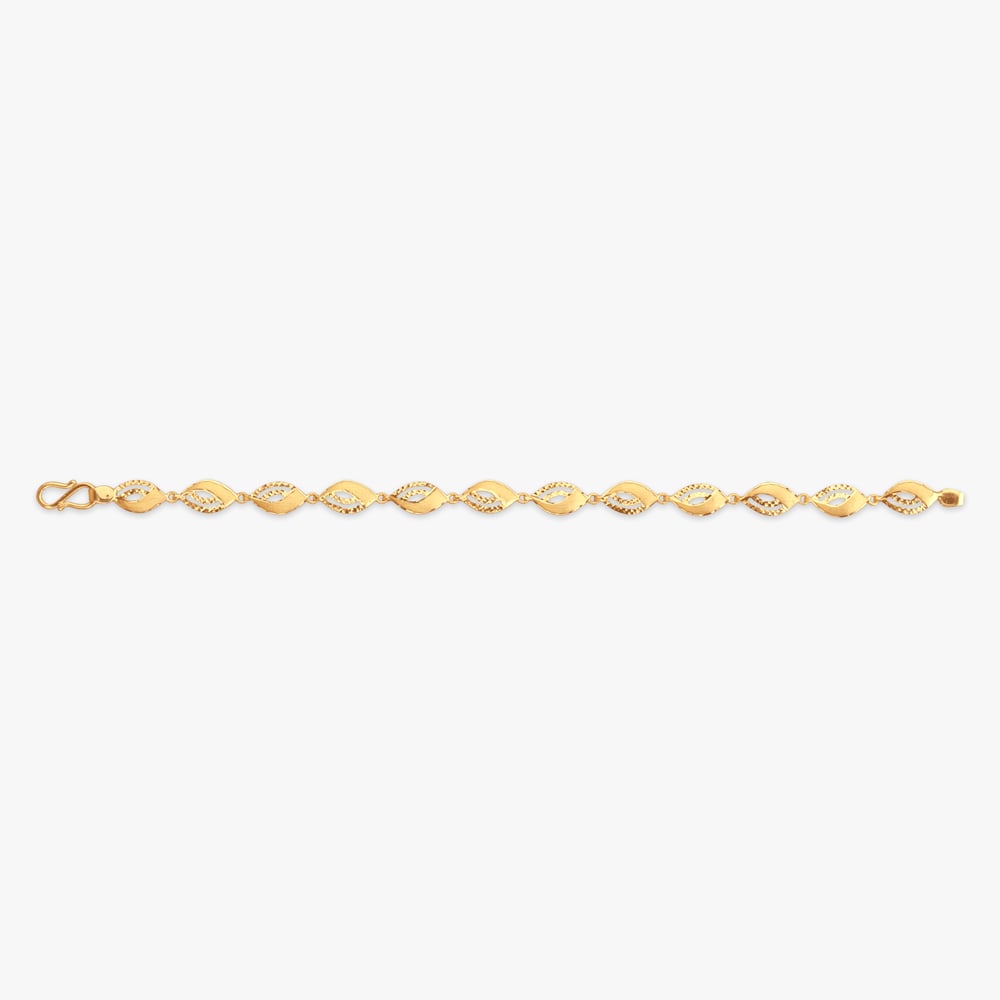 

Vine Twist Gold Bracelet