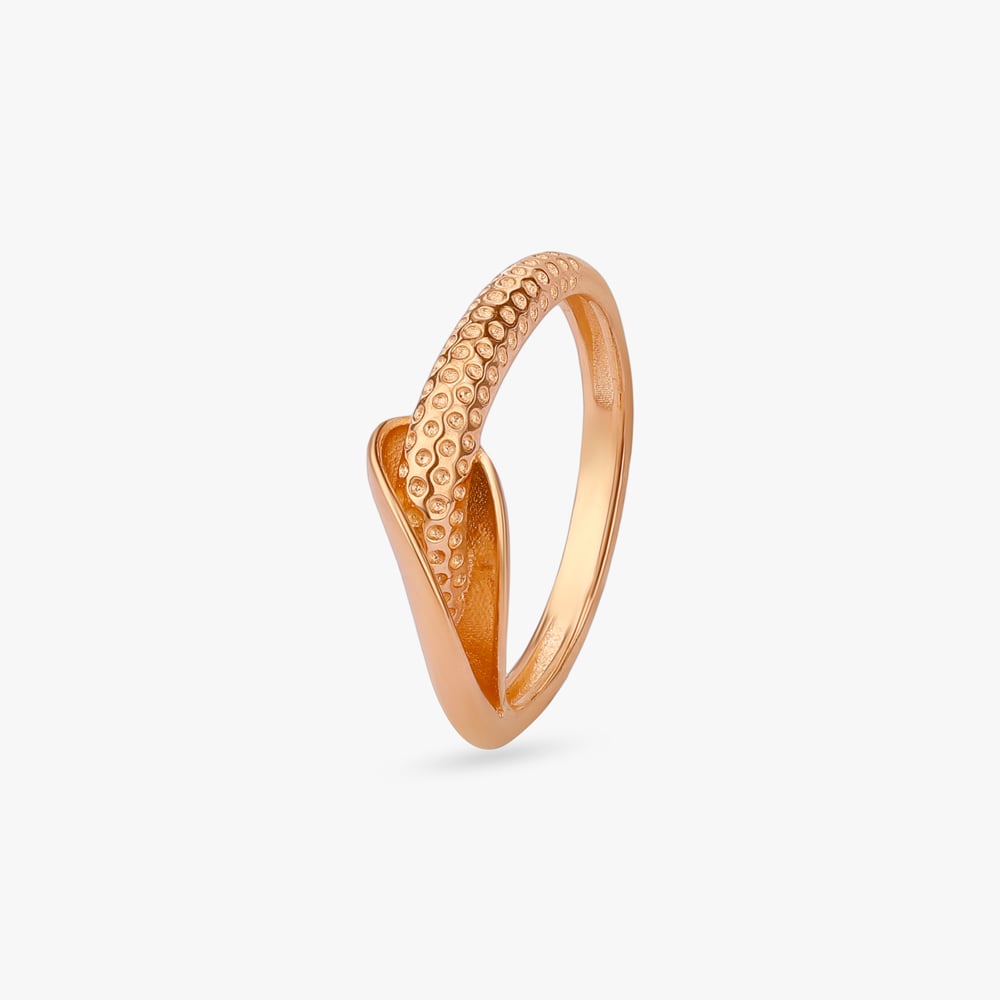 Sculpted Flow Gold Ring,,hi-res image number null