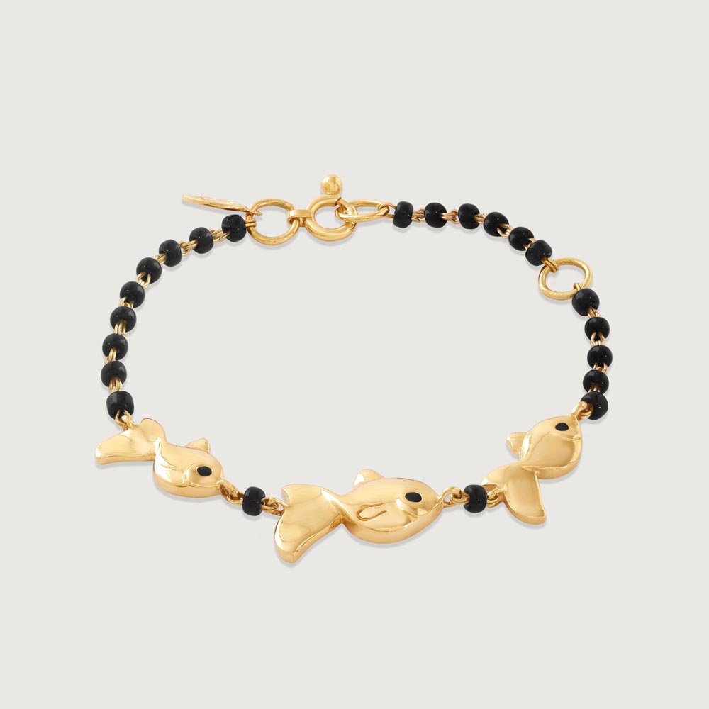 Tiny Fish Gold Bracelet,,hi-res image number null