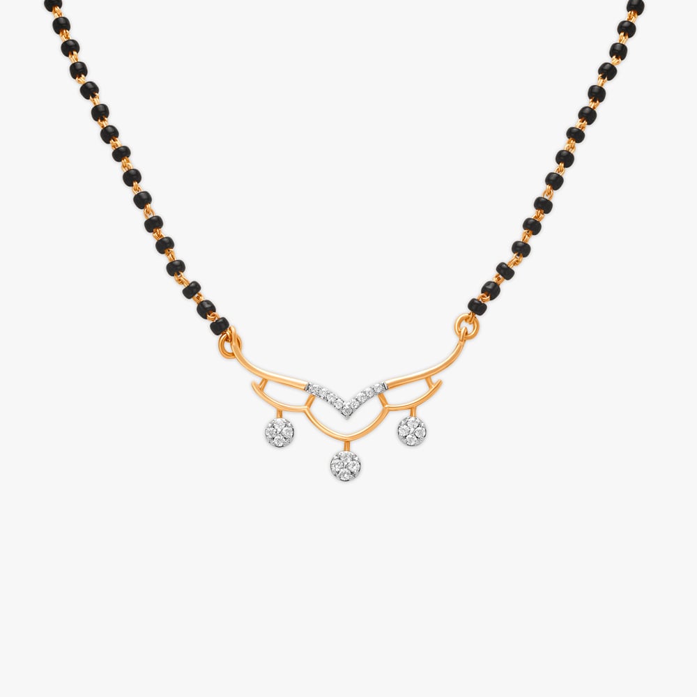 Captivating Diamond Mangalsutra,,hi-res image number null