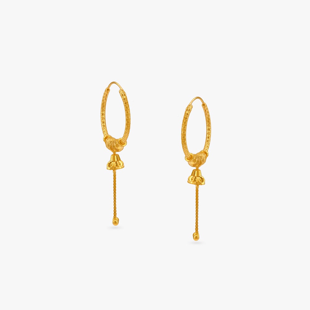

Twinkle Trail Gold Hoop Earrings