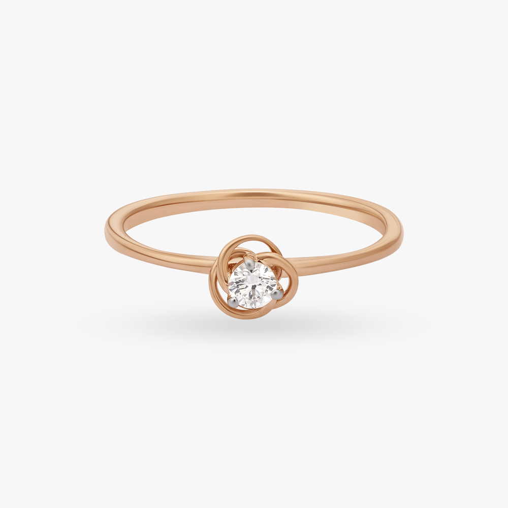 Solitaire Shimmer Finger Ring,,hi-res image number null