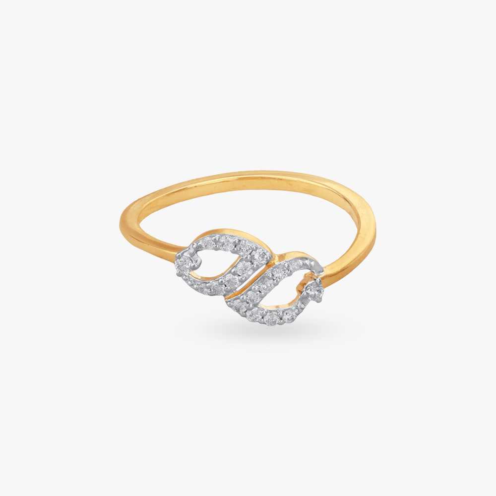 Trendy Loop Diamond Finger Ring,,hi-res image number null