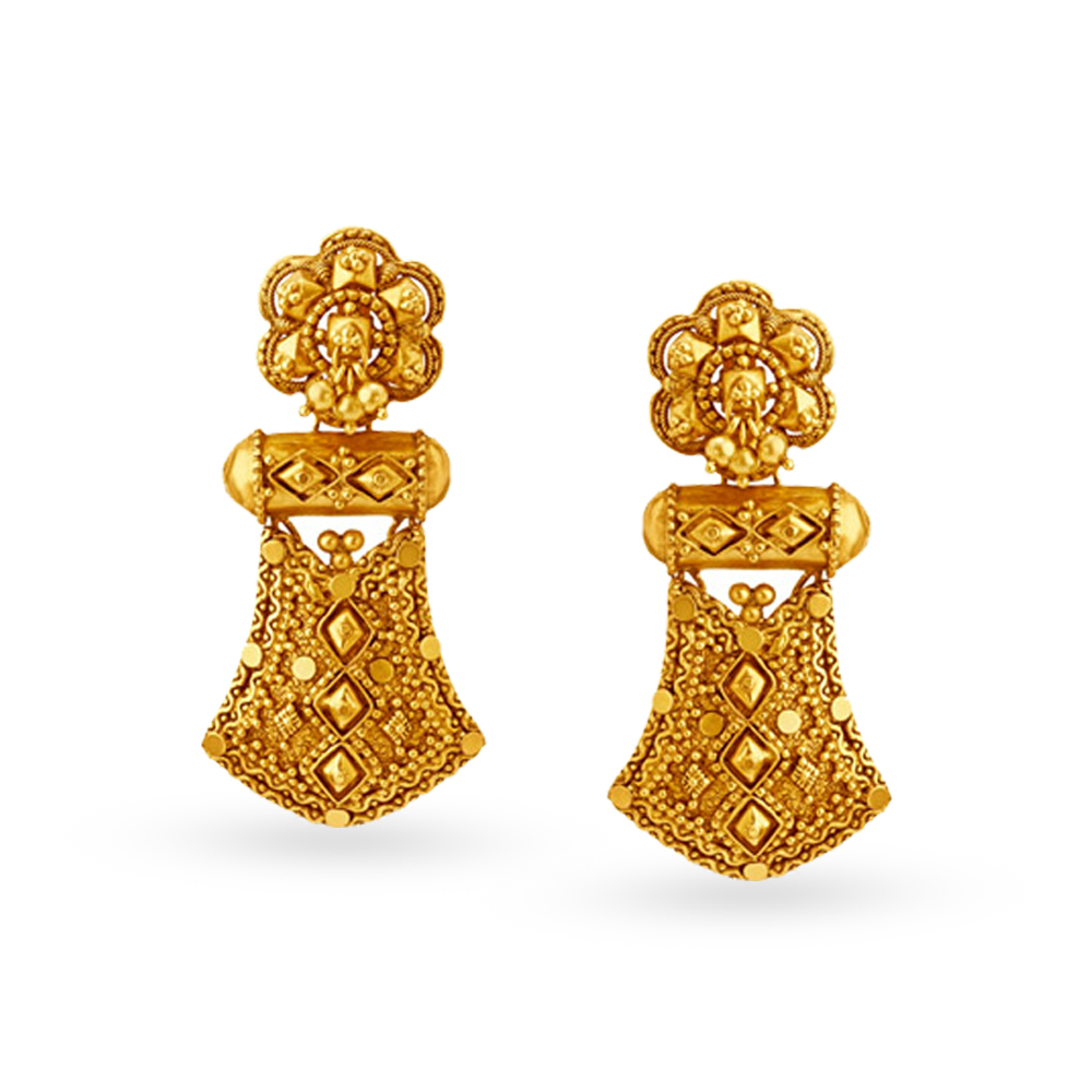 Opulent Antique Gold Necklace Set,,hi-res image number null