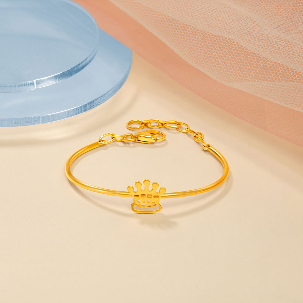 Gold plated set of indian bangles for toddlers – Raf Rossi Gold Plated