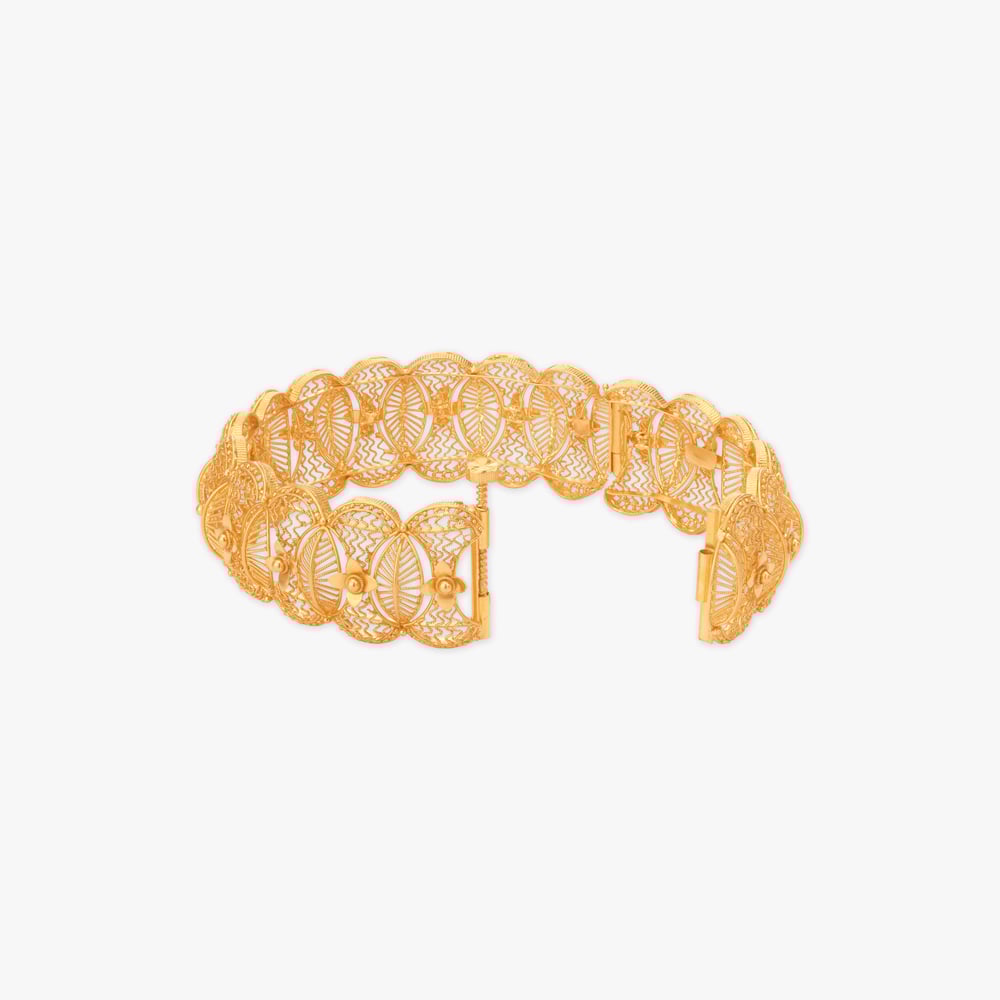 Phool Rekha Choor Gold Bangles,,hi-res image number null