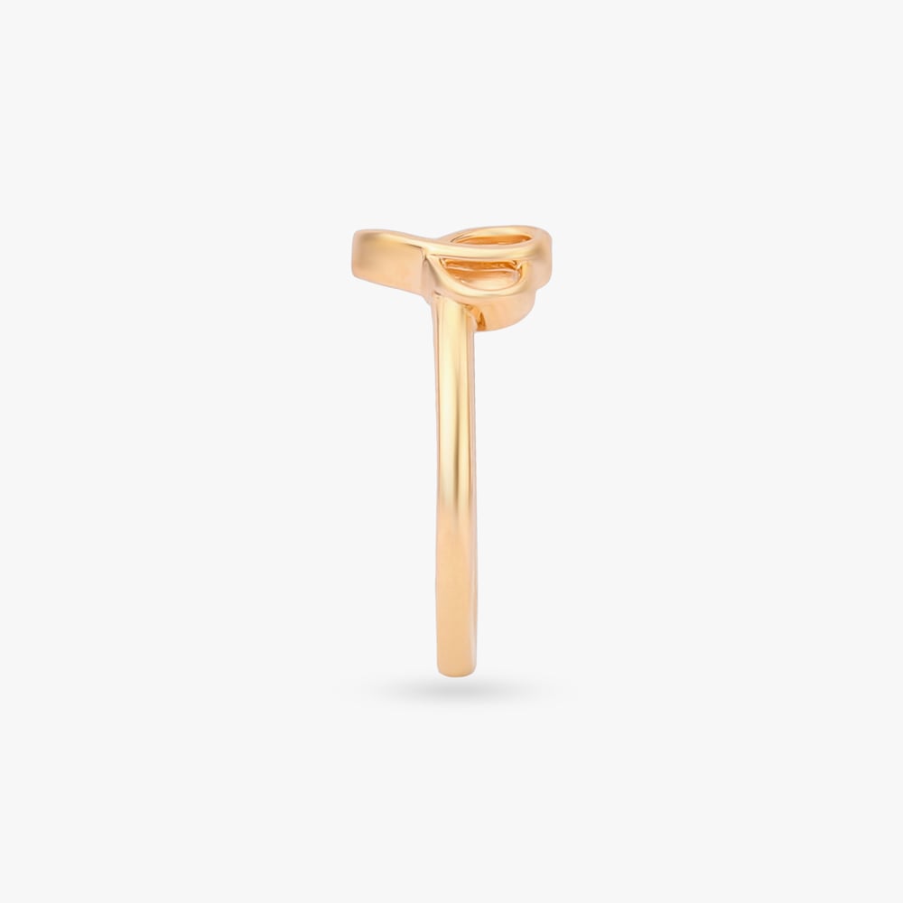 Endless Heart Gold Ring,,hi-res image number null