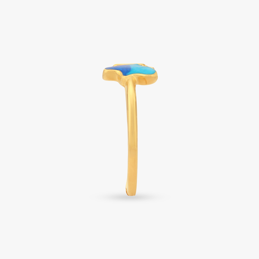 Butterfly Breeze Gold Ring for Kids,,hi-res image number null
