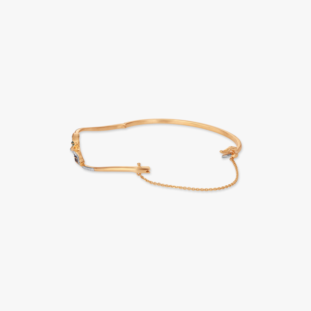 Winged Rhythm Diamond Bangle,,hi-res image number null