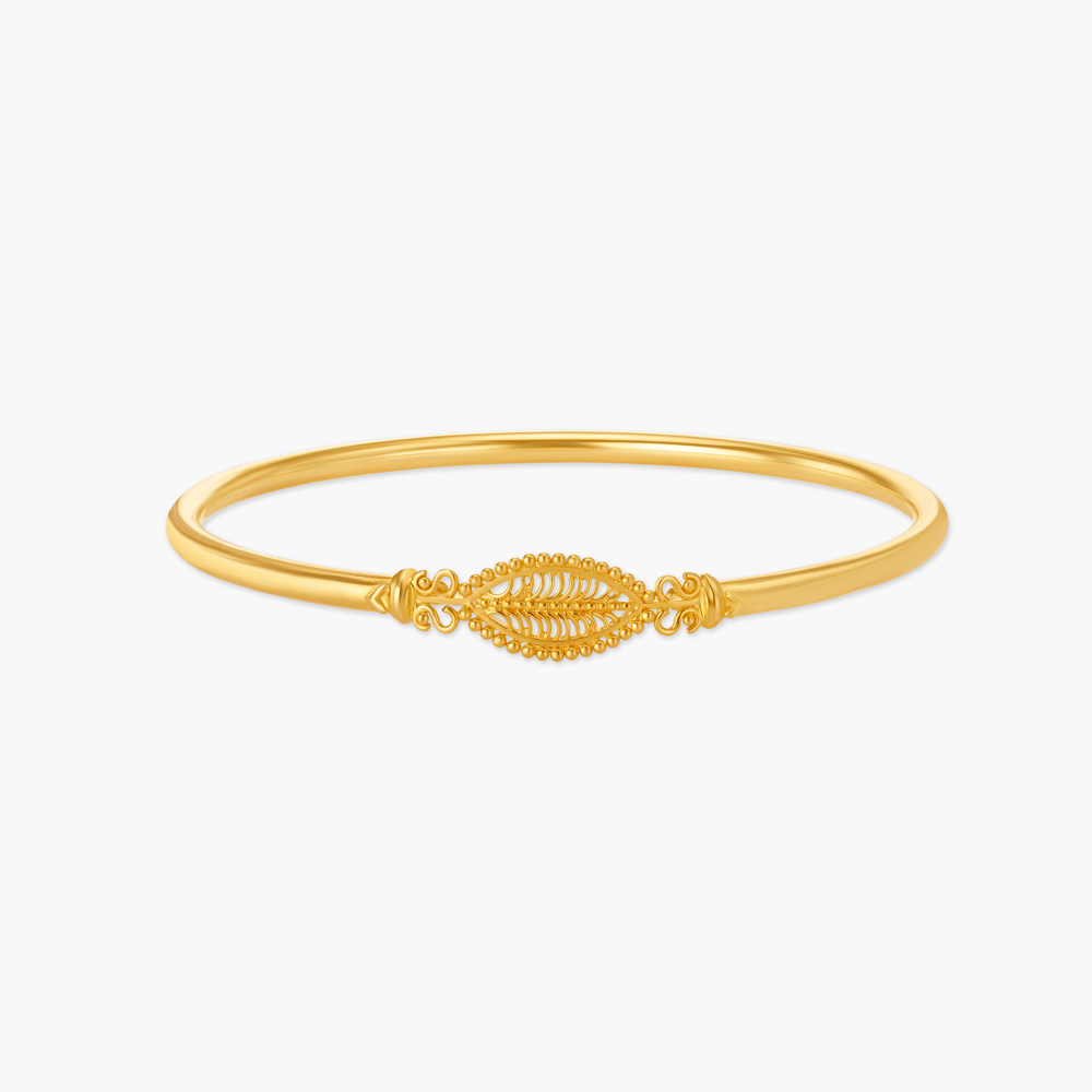 Charming Leaf Bangle,,hi-res image number null