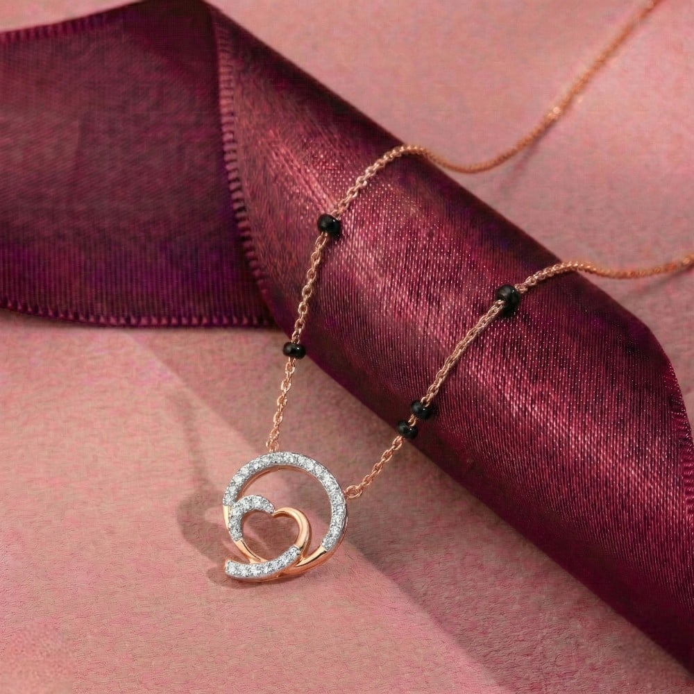 Linked Love Diamond Mangalsutra,,hi-res image number null