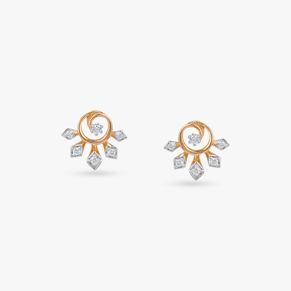 Radiant Bloom Diamond Pendant and Earrings Set,,hi-res image number null