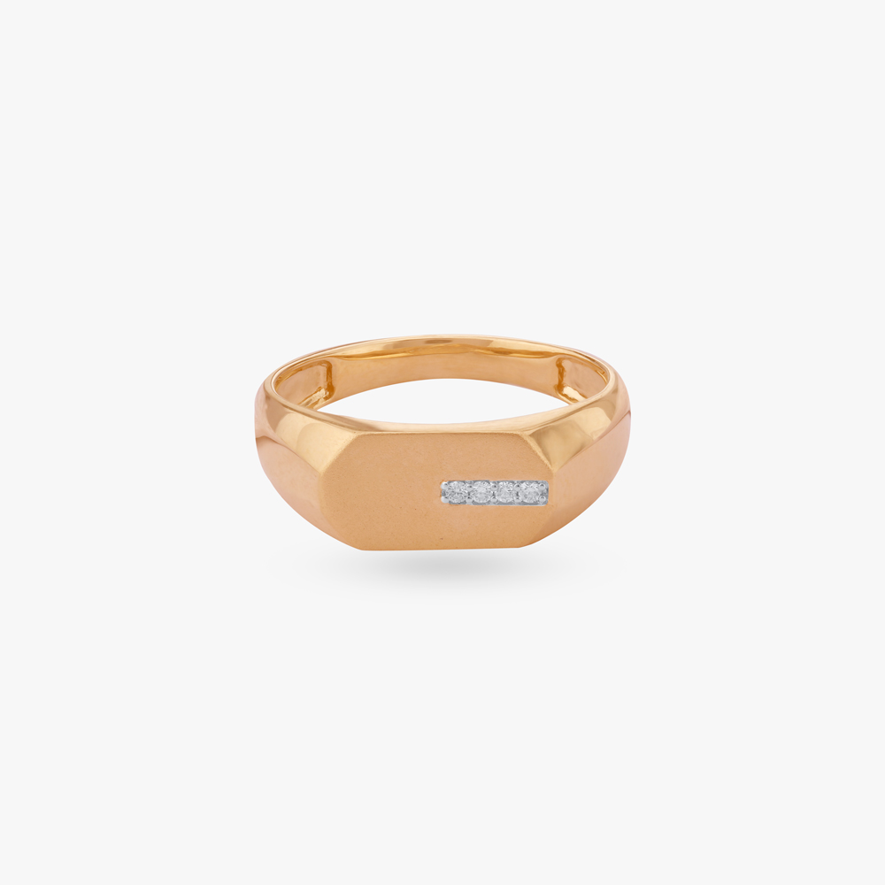 Sleek Octet Diamond Ring for Men,,hi-res image number null