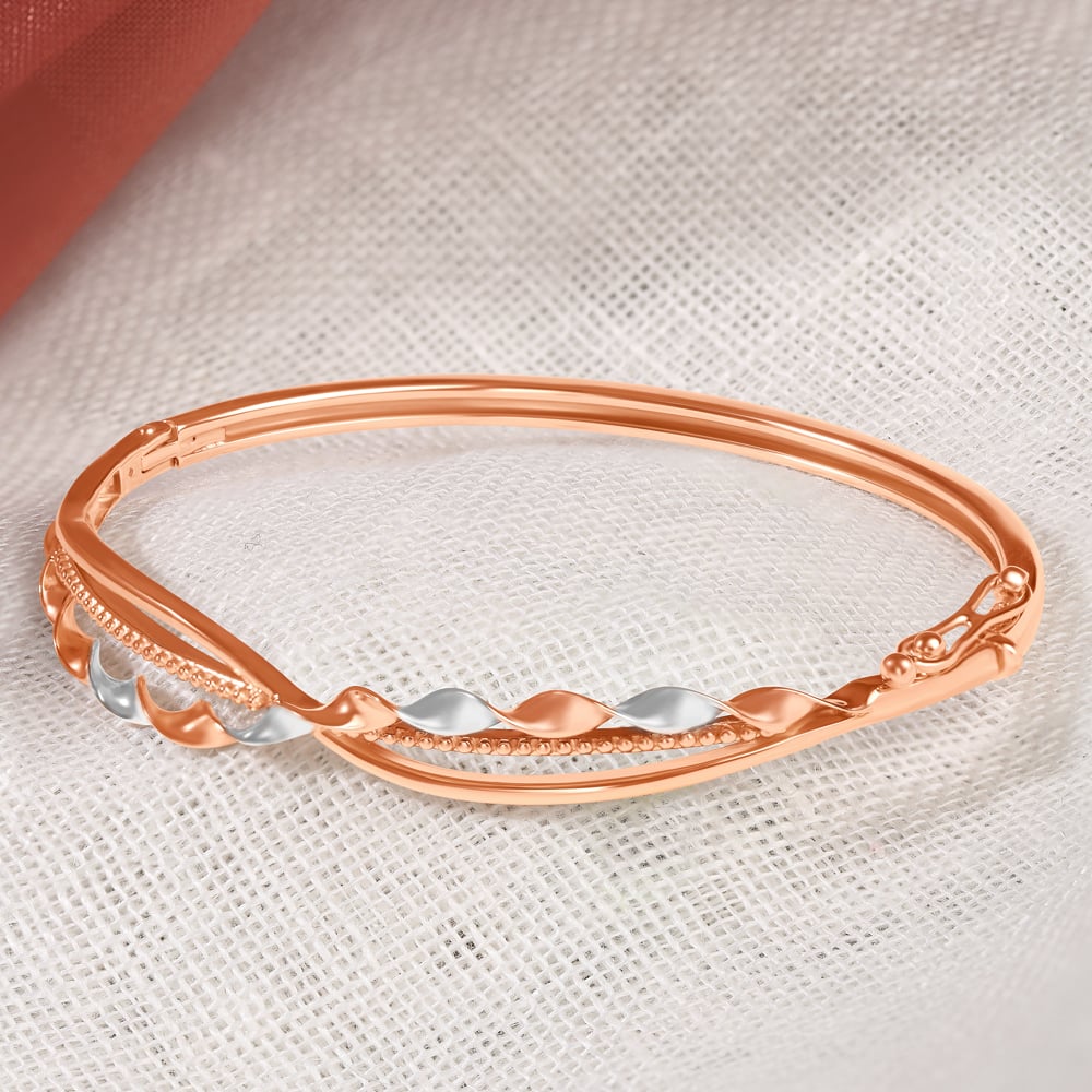 Contemporary Twisted Bangle,,hi-res image number null