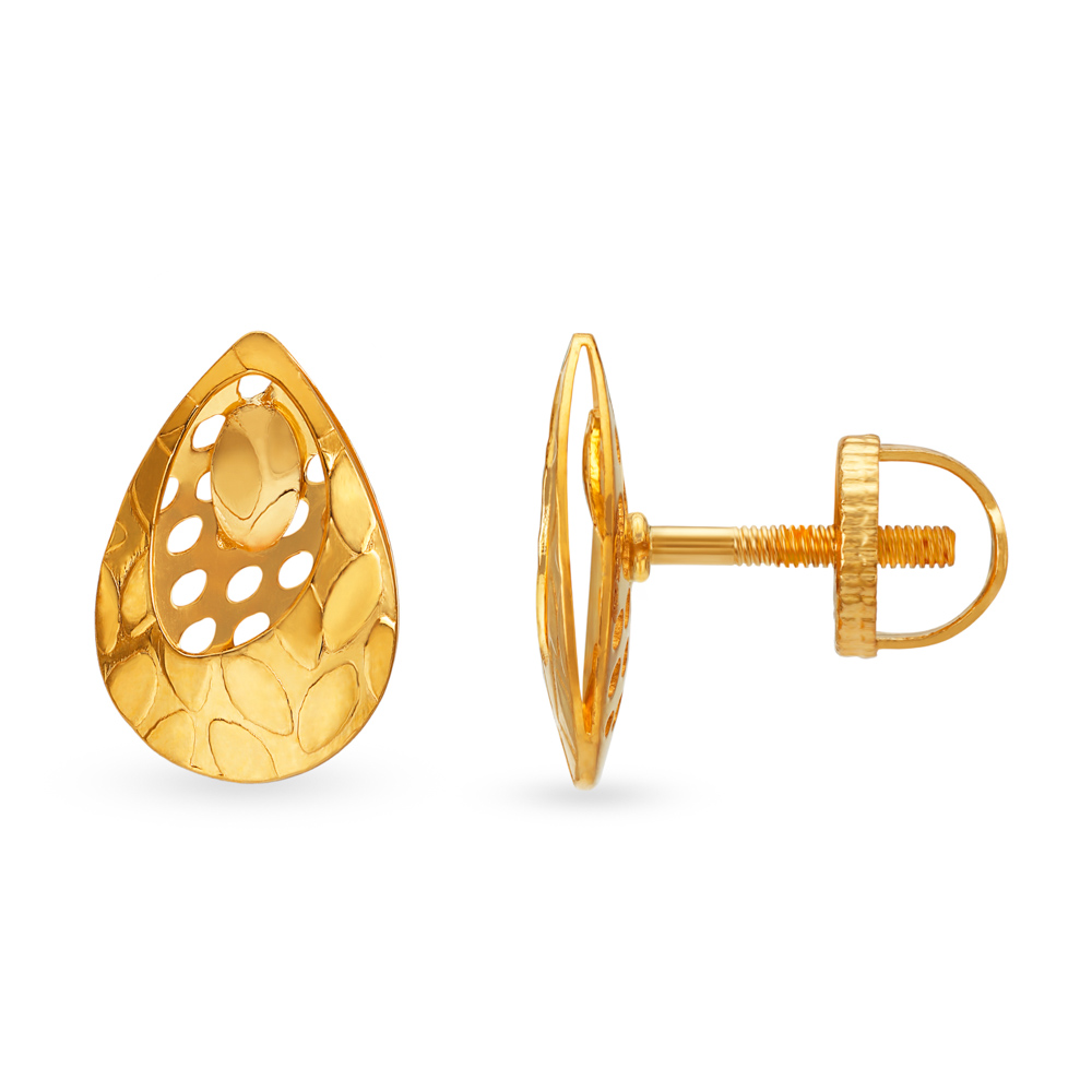 Eclectic Gold Pendant Earrings Set,,hi-res image number null